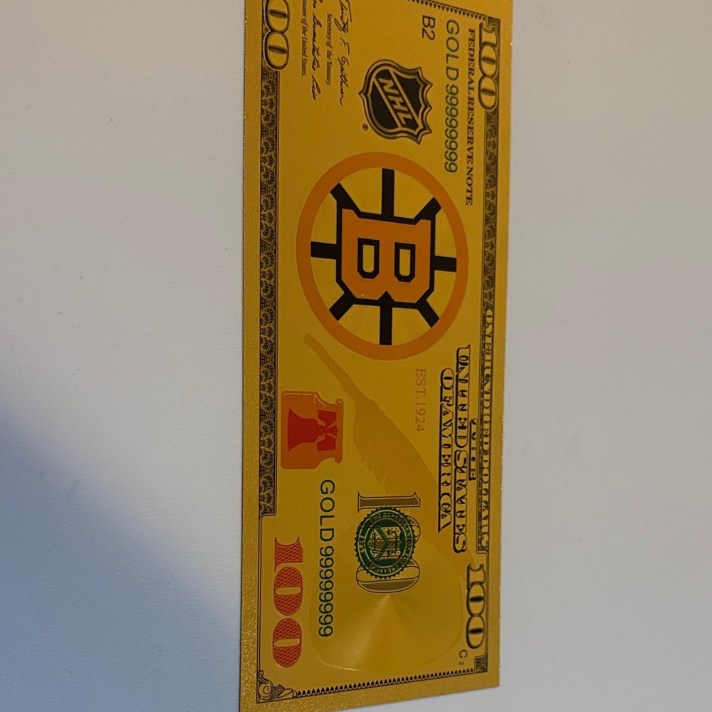 Boston bruins novelty bill